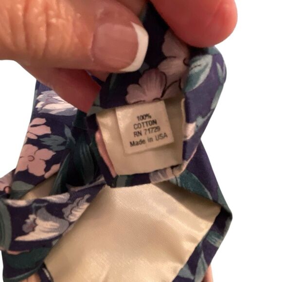 Rohde-Royce Men’s Vintage Flowered Tie - Picture 4 of 6